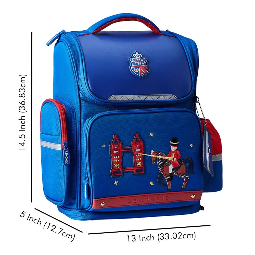 14.5 inch, London Theme Ergonomic School Backpack for Kids