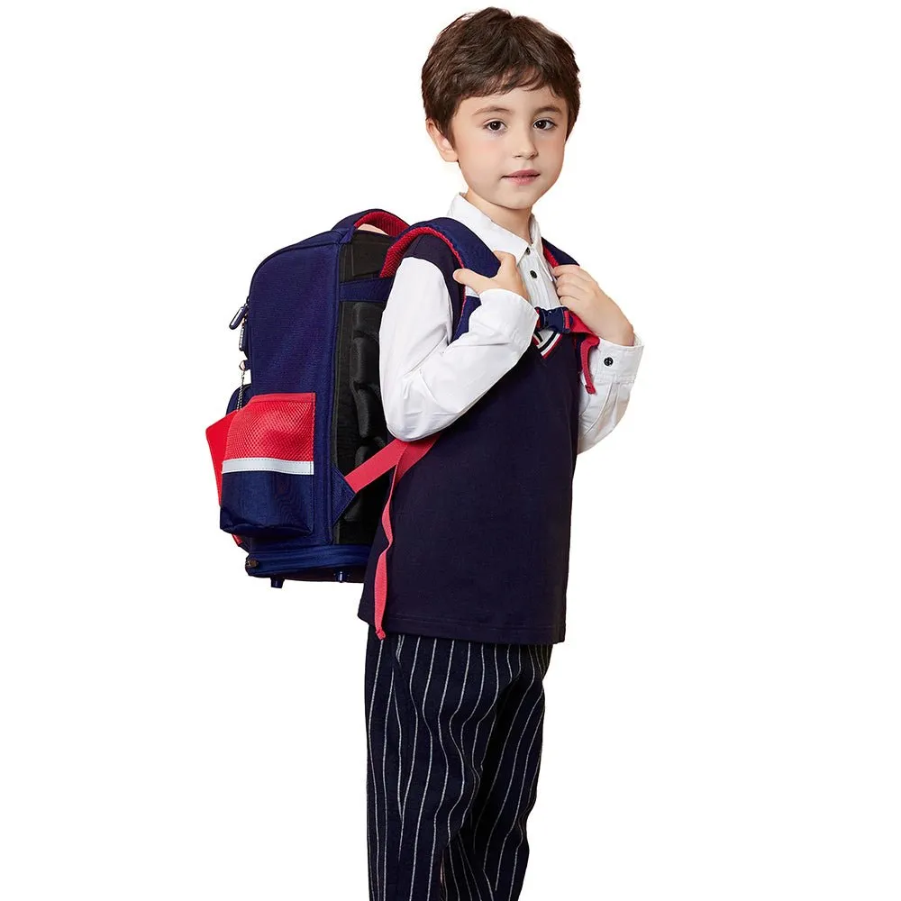 15.5inch, London Theme Ergonomic School Backpack for Kids