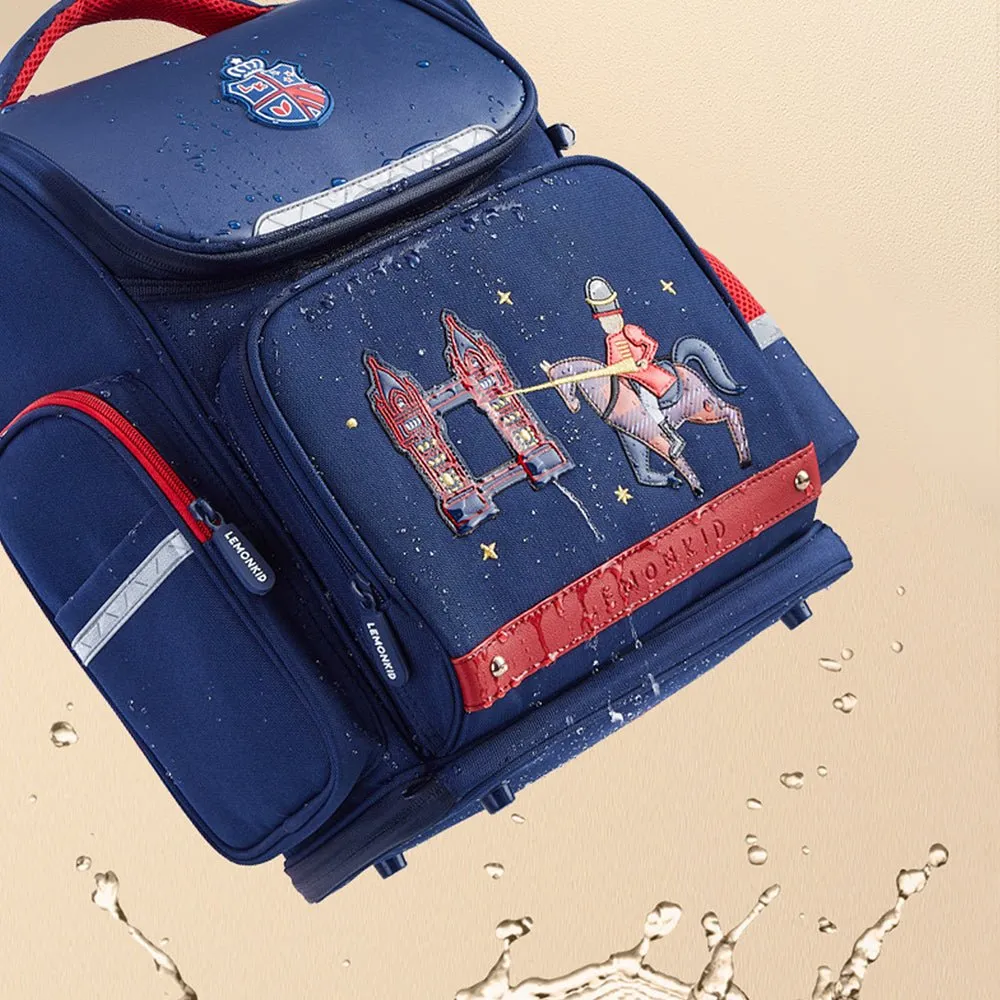 15.5inch, London Theme Ergonomic School Backpack for Kids