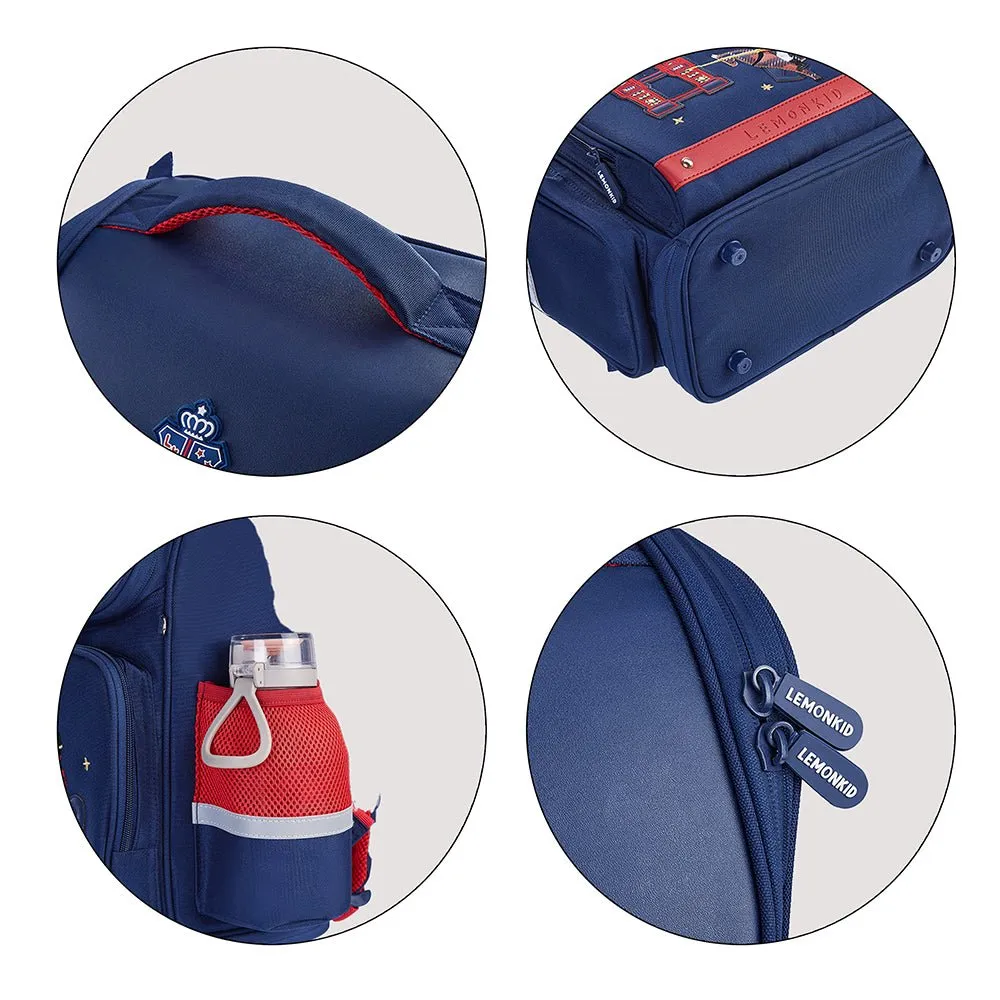 15.5inch, London Theme Ergonomic School Backpack for Kids