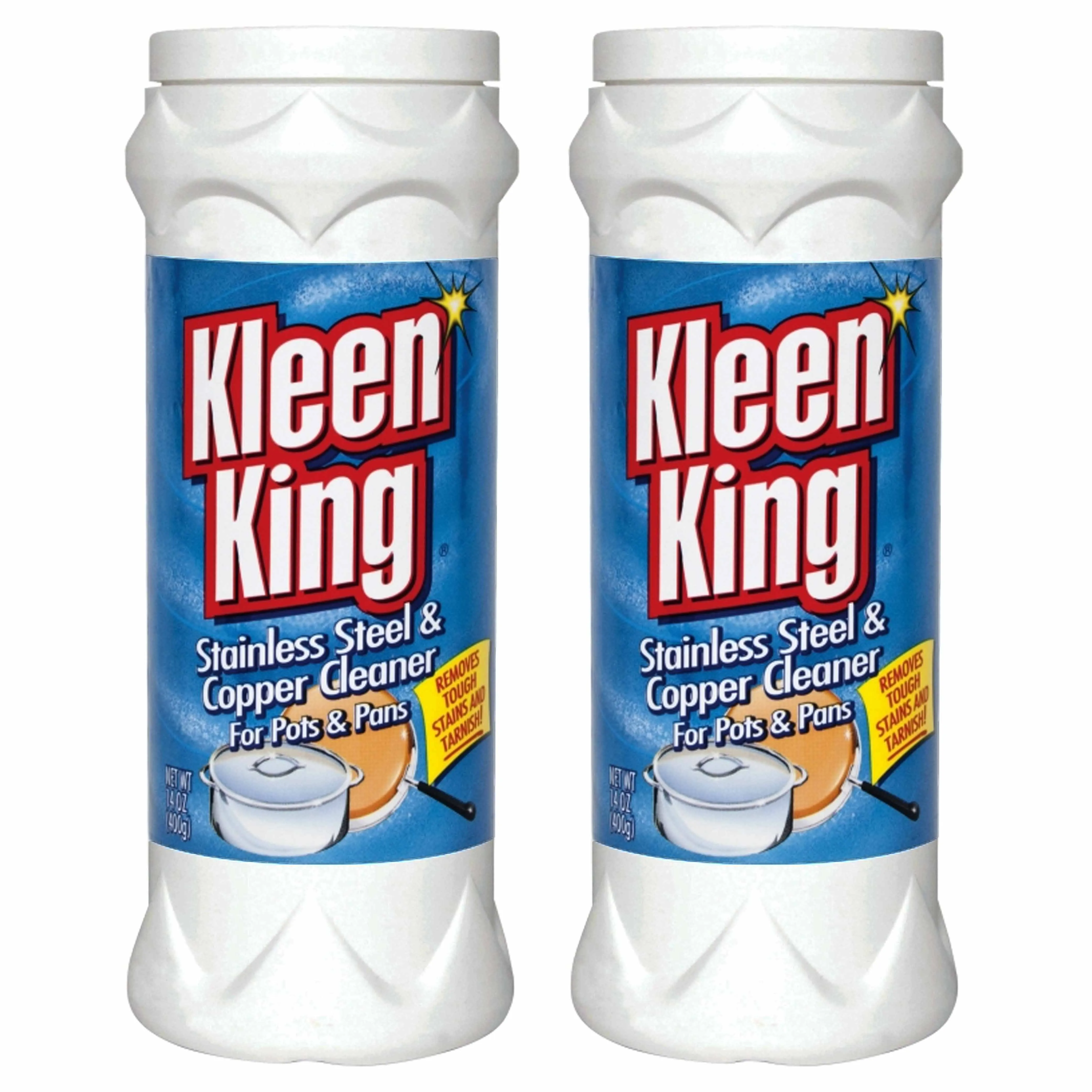 2 Kleen King Stainless Steel Copper Cleaner Pot Pans Remove Tarnish Tough Stains