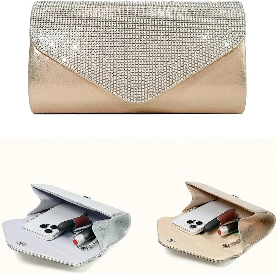 2023 Evening Bag Formal Lady Purse Elegant Party Banquet Wedding Clutches Handbag Shoulder Bag Envelope Bags