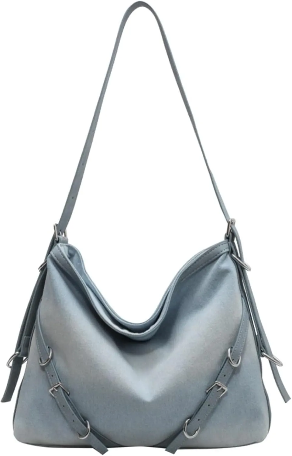 2025 Hobo Bag for Women Leather Handbag Y2k Purse Trendy Purses Crossbody Bags Shoulder Top-Handle Bags Womens