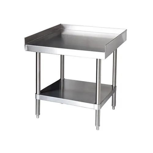 30" X 18" Stainless Steel Equipment Stand with Galvanized Undershelf