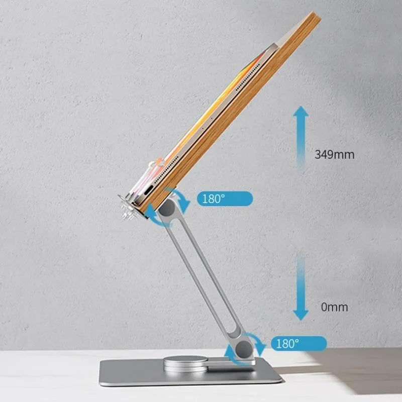 360 Degree Rotating Laptop & Book Stand - Adjustable & Hands-free