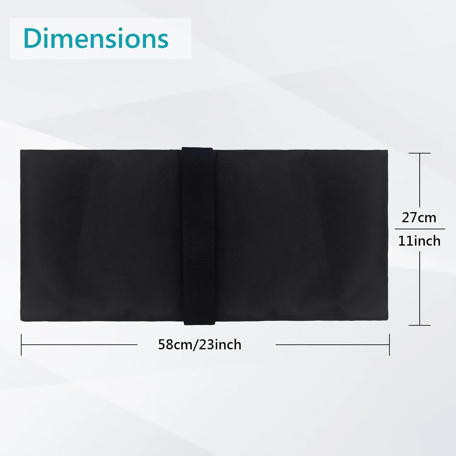 ABCCANOPY Photography Sandbag for Video Stand, Heavy Duty Weight Bags for Light Tripod, Camping Chair, 4 Packs (Black)