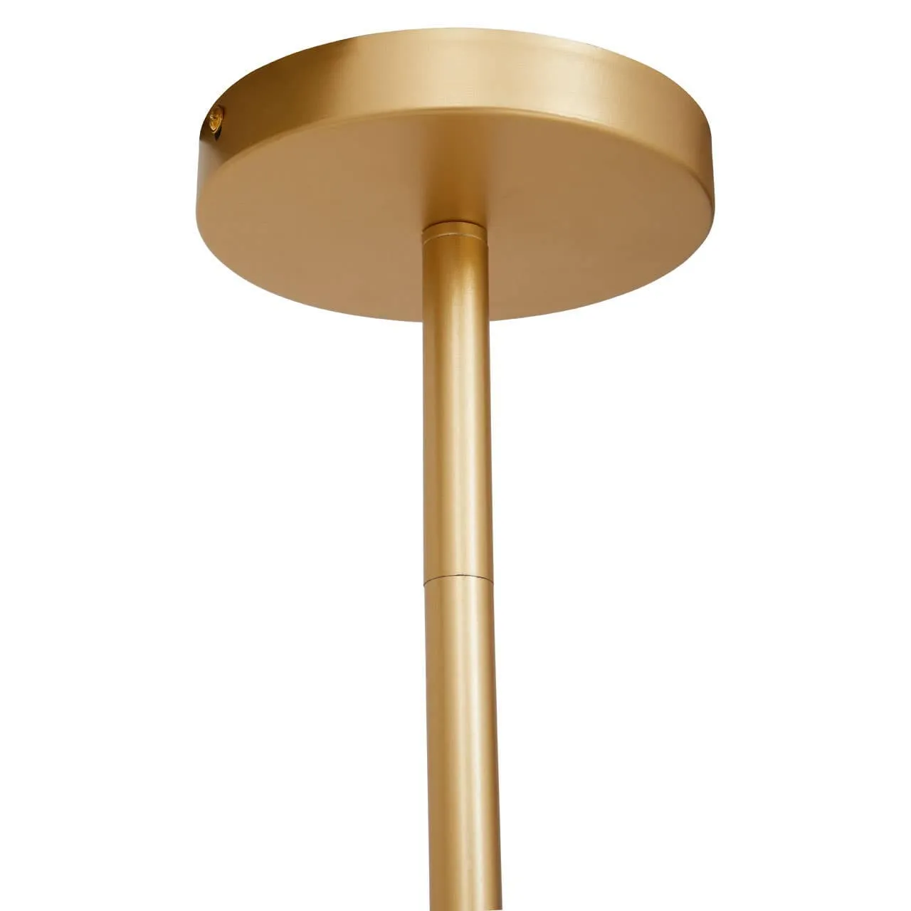 Abira Ten Bulb Gold Finish Pendant Light