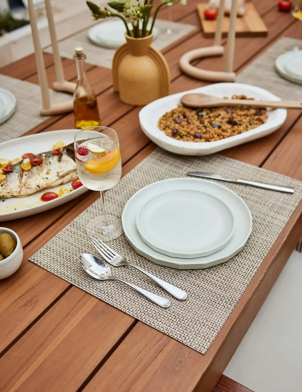 Alfresco Bamboo Salad Plates (Set of 4)
