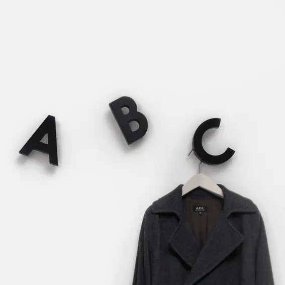 Alphabet Soup Wall Hooks -ABC
