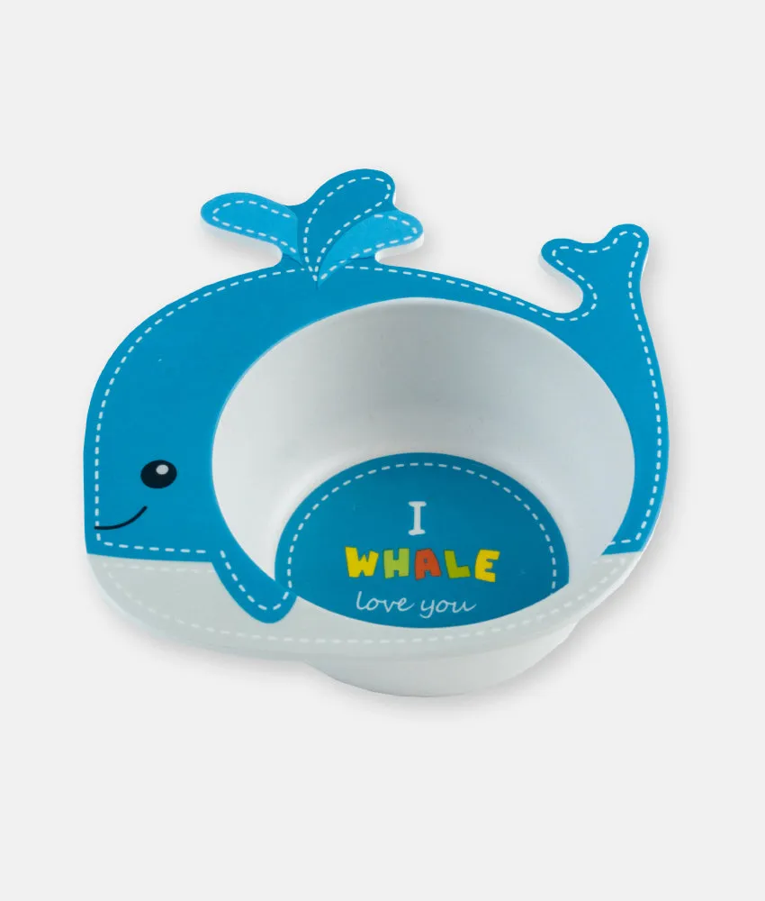 Baby Meal Set - Bamboo Fiber - Whale