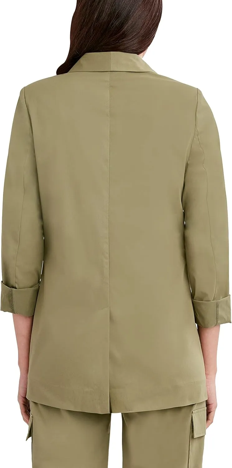 BCBGeneration Women's Open Relaxed Blazer with Pockets