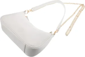 Brown Handbags for Women Pu Leather Shoulder Bag Top Handle Tote Bag Chic Underarm Clutch Purse