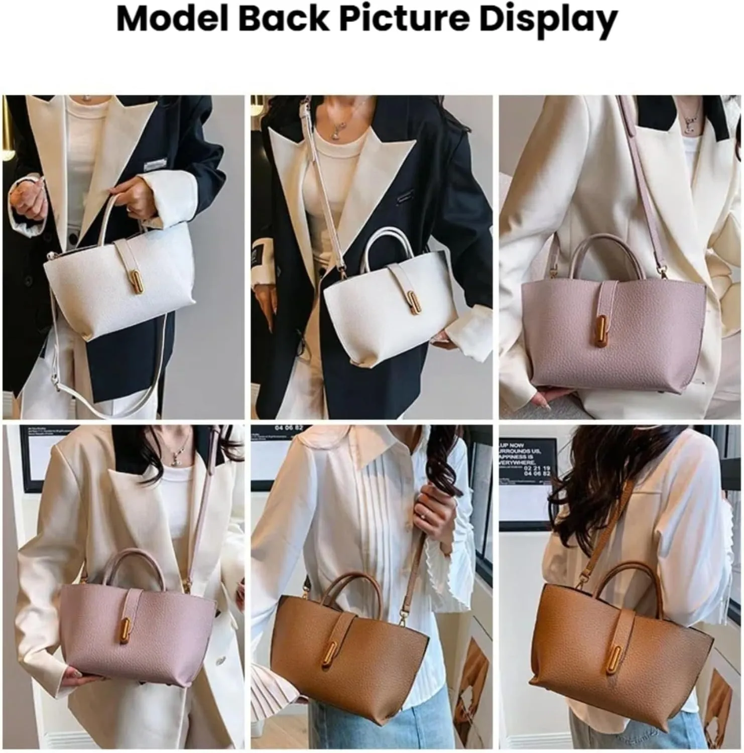 Bucket Bag for Women,Trendy Bucket Crossbody Bag Small Vintage Elegant Tote Bag Women's Shoulder Handbags Cluth Purse