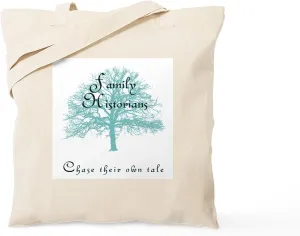 CafePress Family Historian Chase Tale Tote Bag Natural Canvas Tote Bag, Reusable Shopping Bag