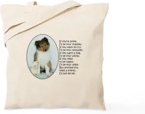 CafePress I'll Be Your Friend Tote Bag Natural Canvas Tote Bag, Reusable Shopping Bag