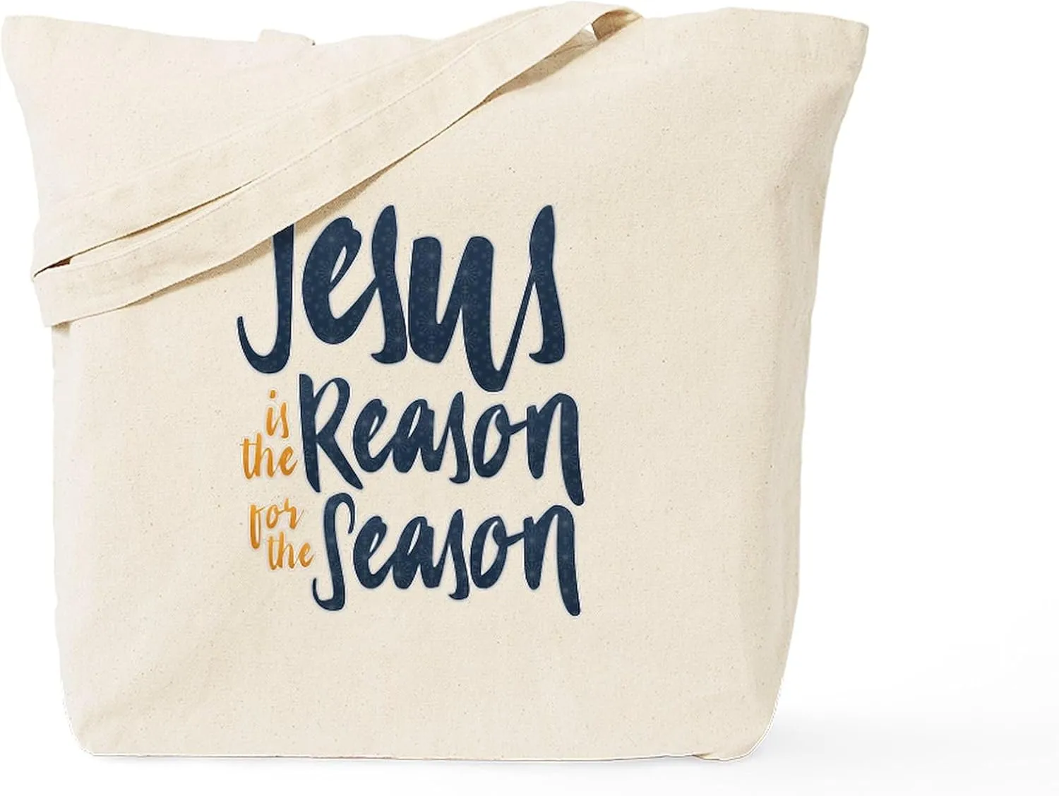 CafePress Jesus Is The Reason Tote Bag Natural Canvas Tote Bag, Reusable Shopping Bag