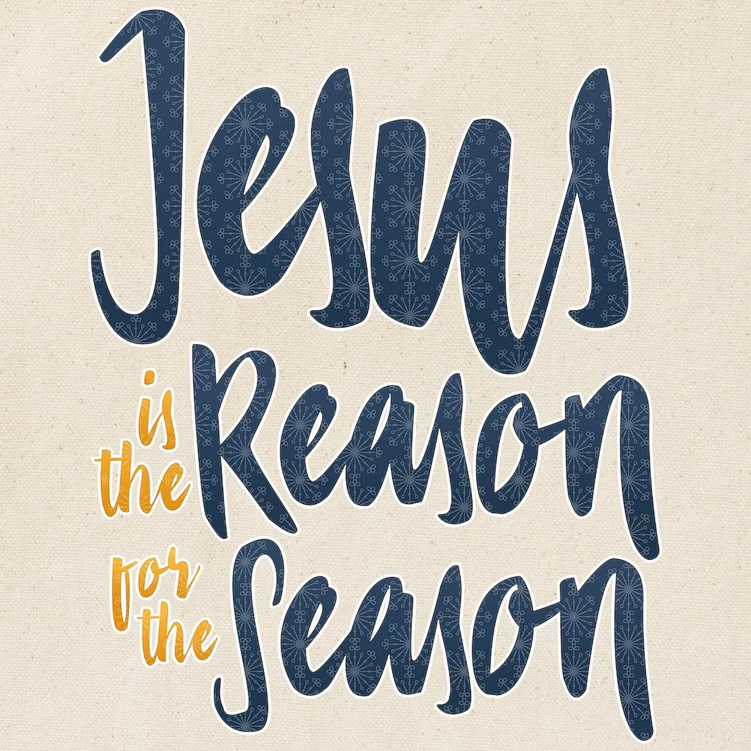CafePress Jesus Is The Reason Tote Bag Natural Canvas Tote Bag, Reusable Shopping Bag