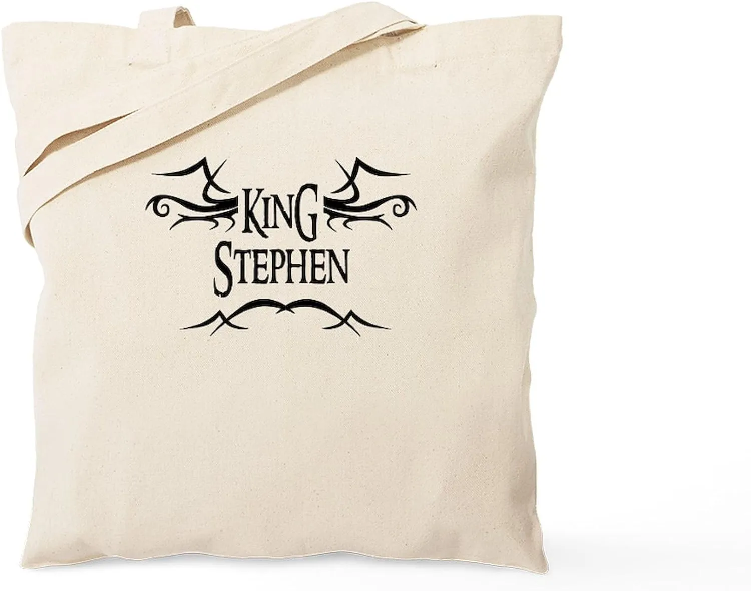 CafePress King Stephen Tote Bag Natural Canvas Tote Bag, Reusable Shopping Bag