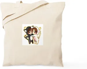 CafePress Kitty Brothers (Romano And Italy Hetalia) Tote Natural Canvas Tote Bag, Reusable Shopping Bag