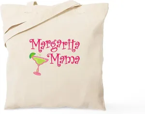 CafePress Margarita Mama Tote Or Beach Bag Natural Canvas Tote Bag, Reusable Shopping Bag