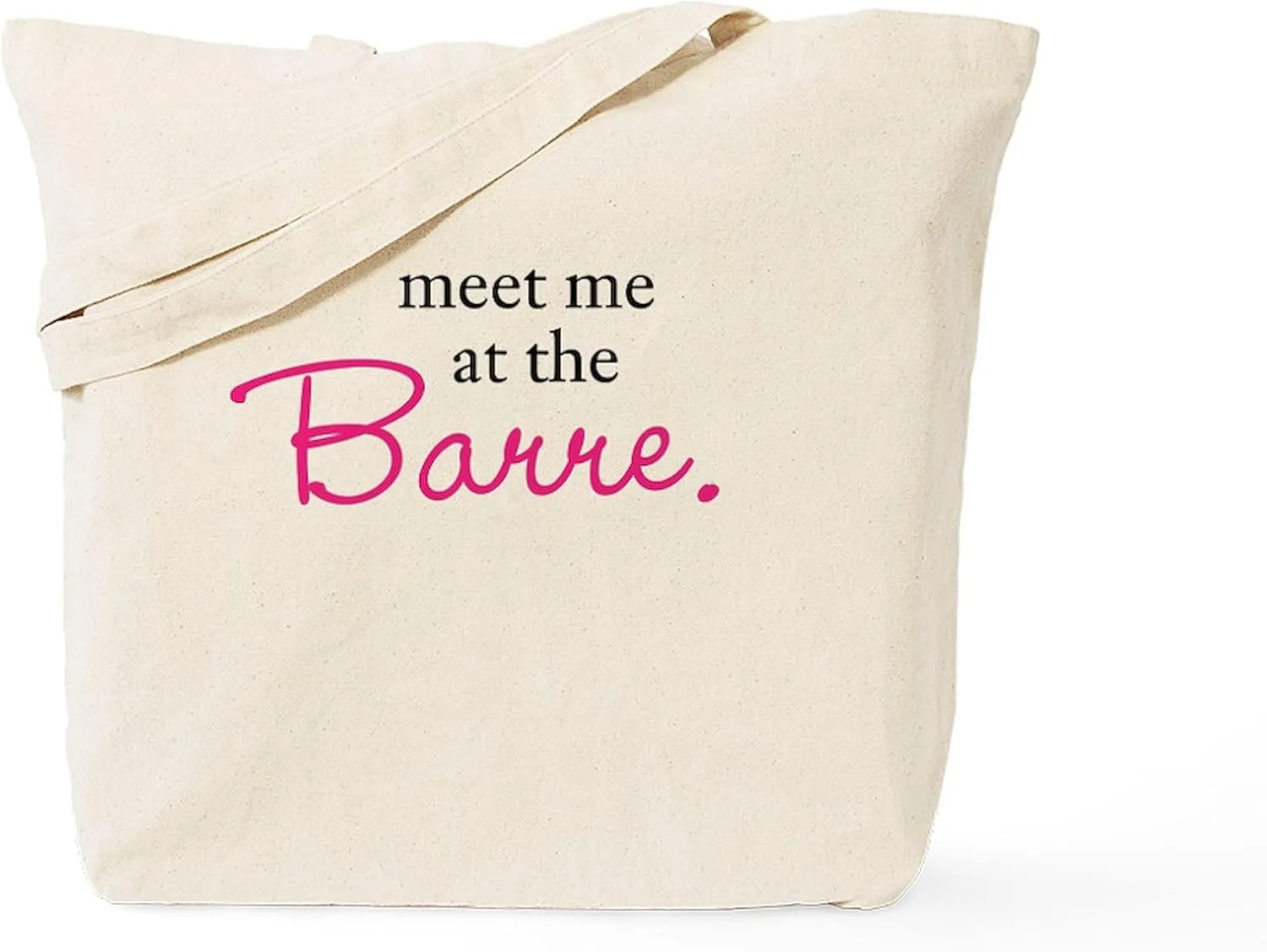 CafePress Meet Me Tote Bag Natural Canvas Tote Bag, Reusable Shopping Bag