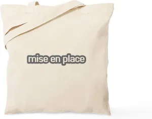 CafePress Mise En Place Tote Bag Natural Canvas Tote Bag, Reusable Shopping Bag