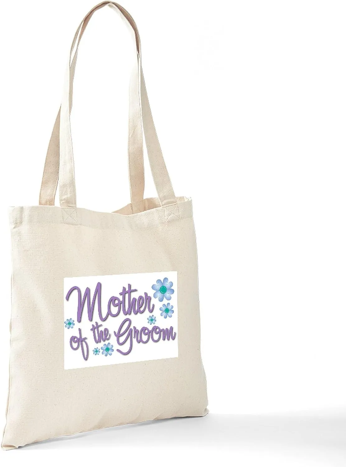 CafePress Mother Of The Groom Tote Bag Natural Canvas Tote Bag, Reusable Shopping Bag
