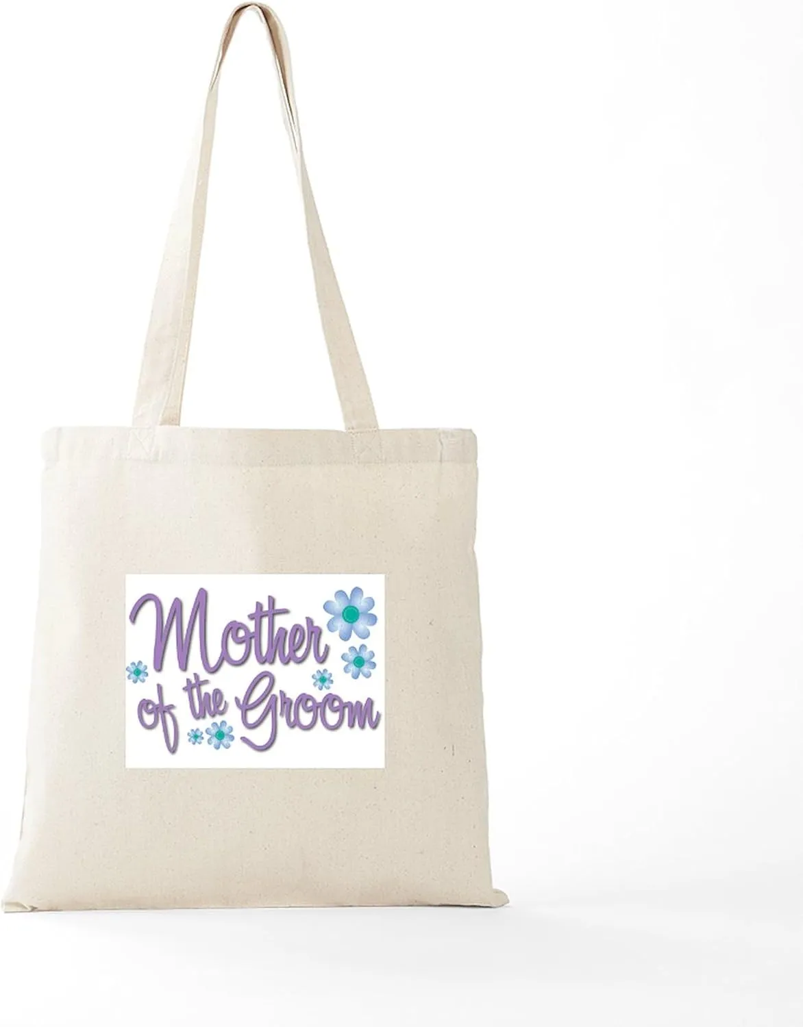 CafePress Mother Of The Groom Tote Bag Natural Canvas Tote Bag, Reusable Shopping Bag
