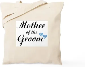 CafePress Mother Of The Groom Tote Bag Natural Canvas Tote Bag, Reusable Shopping Bag