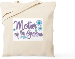 CafePress Mother Of The Groom Tote Bag Natural Canvas Tote Bag, Reusable Shopping Bag