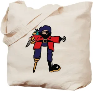 CafePress Pi Rate Tote Bag Natural Canvas Tote Bag, Reusable Shopping Bag