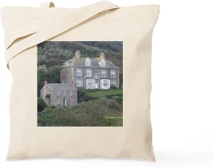 CafePress Port Isaac 1 Tote Bag Natural Canvas Tote Bag, Reusable Shopping Bag