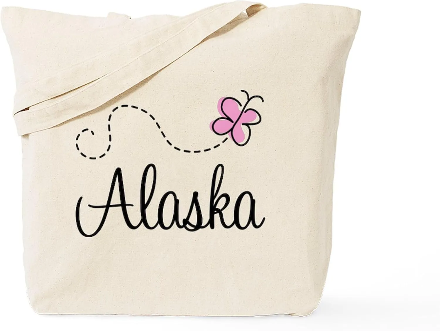 CafePress Pretty Alaska Tote Bag Natural Canvas Tote Bag, Reusable Shopping Bag