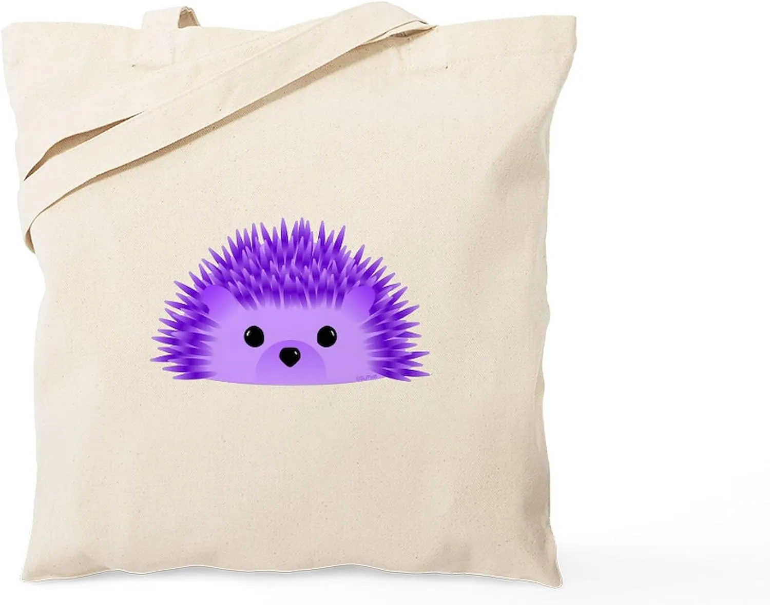 CafePress Redgy The Hedgehog Tote Bag Natural Canvas Tote Bag, Reusable Shopping Bag