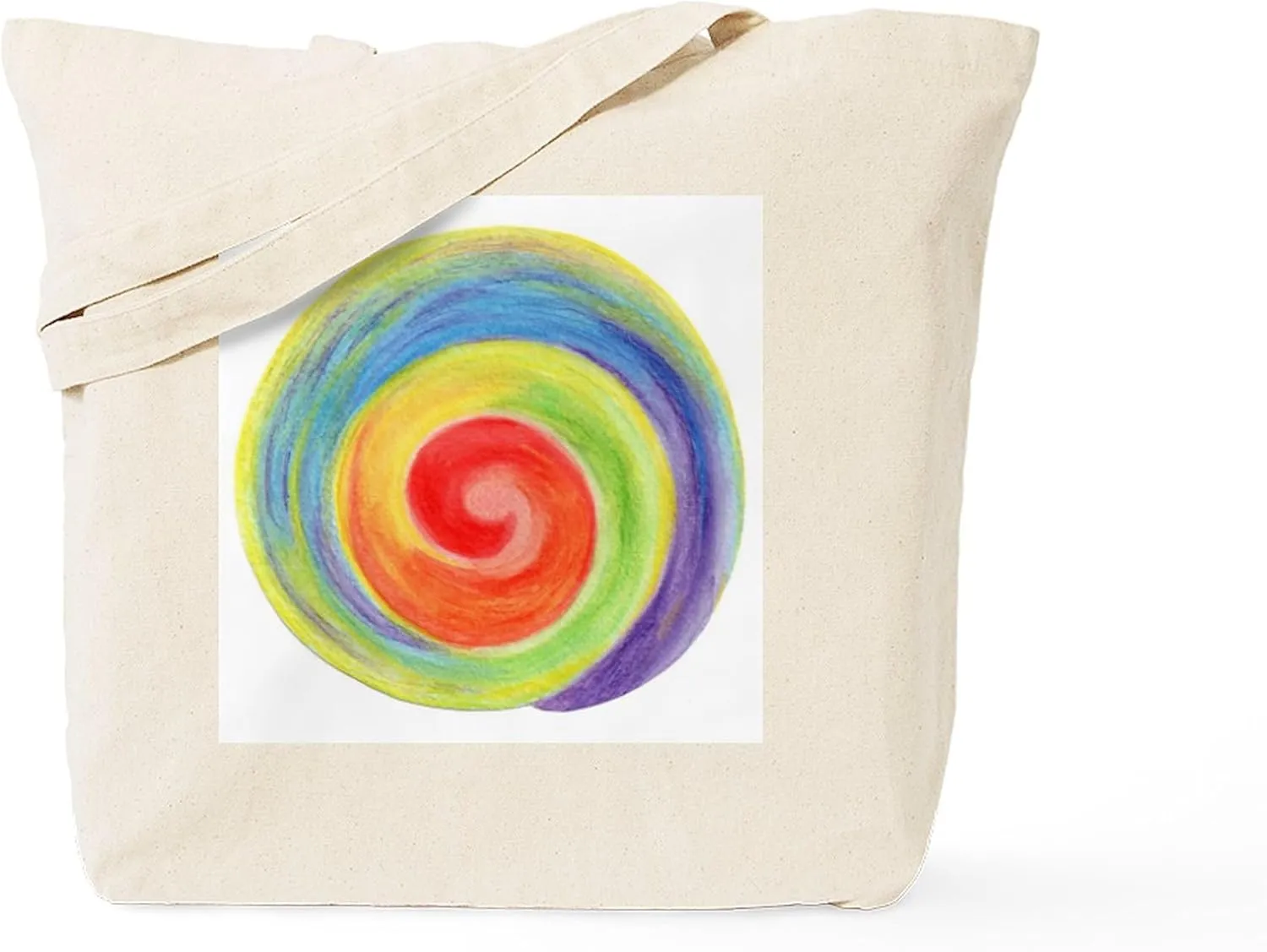 CafePress Reiki Colors Sm Tote Bag Natural Canvas Tote Bag, Reusable Shopping Bag