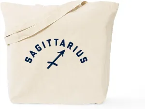 CafePress Sagittarius Tote Bag Natural Canvas Tote Bag, Reusable Shopping Bag