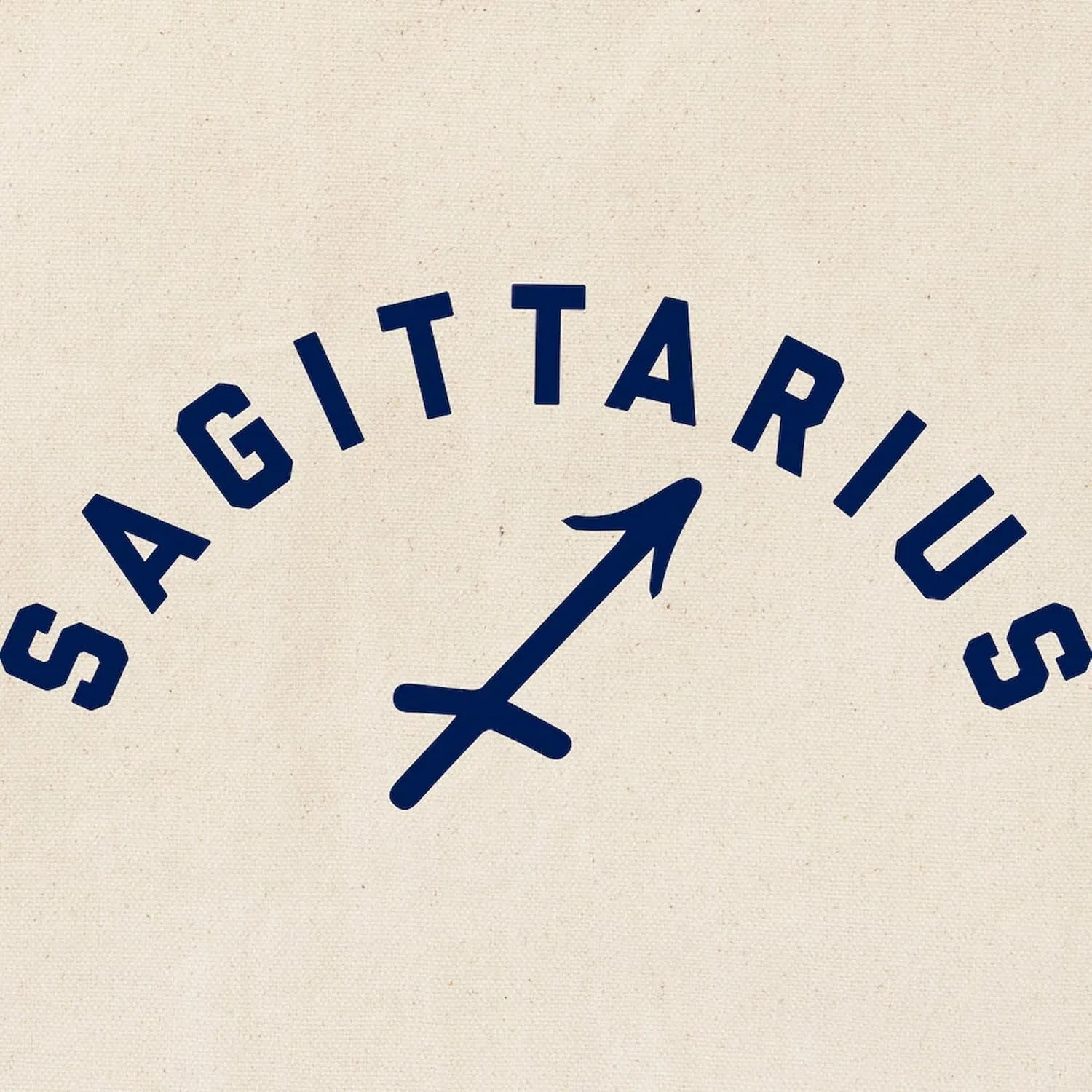 CafePress Sagittarius Tote Bag Natural Canvas Tote Bag, Reusable Shopping Bag