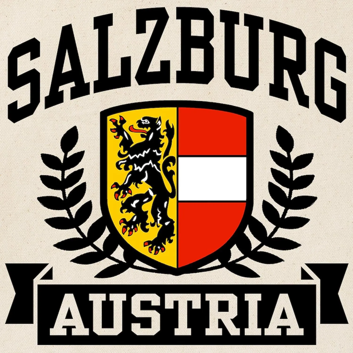 CafePress Salzburg Austria Tote Bag Natural Canvas Tote Bag, Reusable Shopping Bag