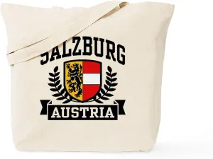 CafePress Salzburg Austria Tote Bag Natural Canvas Tote Bag, Reusable Shopping Bag