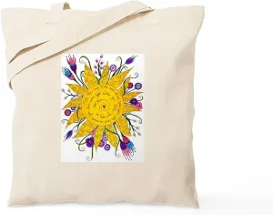 CafePress Sat Nam Tote Bag Natural Canvas Tote Bag, Reusable Shopping Bag
