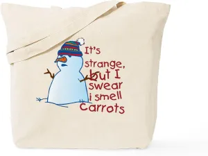 CafePress Smell Carrots Tote Bag Natural Canvas Tote Bag, Reusable Shopping Bag