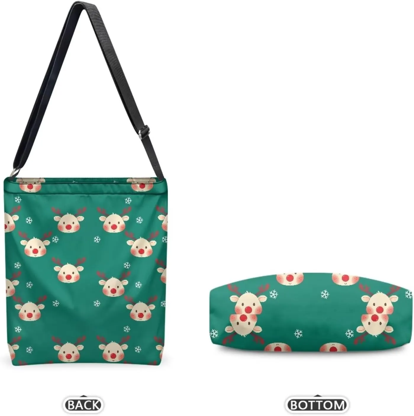 Canvas Tote Bag for Women, Vintage Handbags Adjustable Shoulder Strap Hobo Bag Zippered Stylish Crossbody Bag