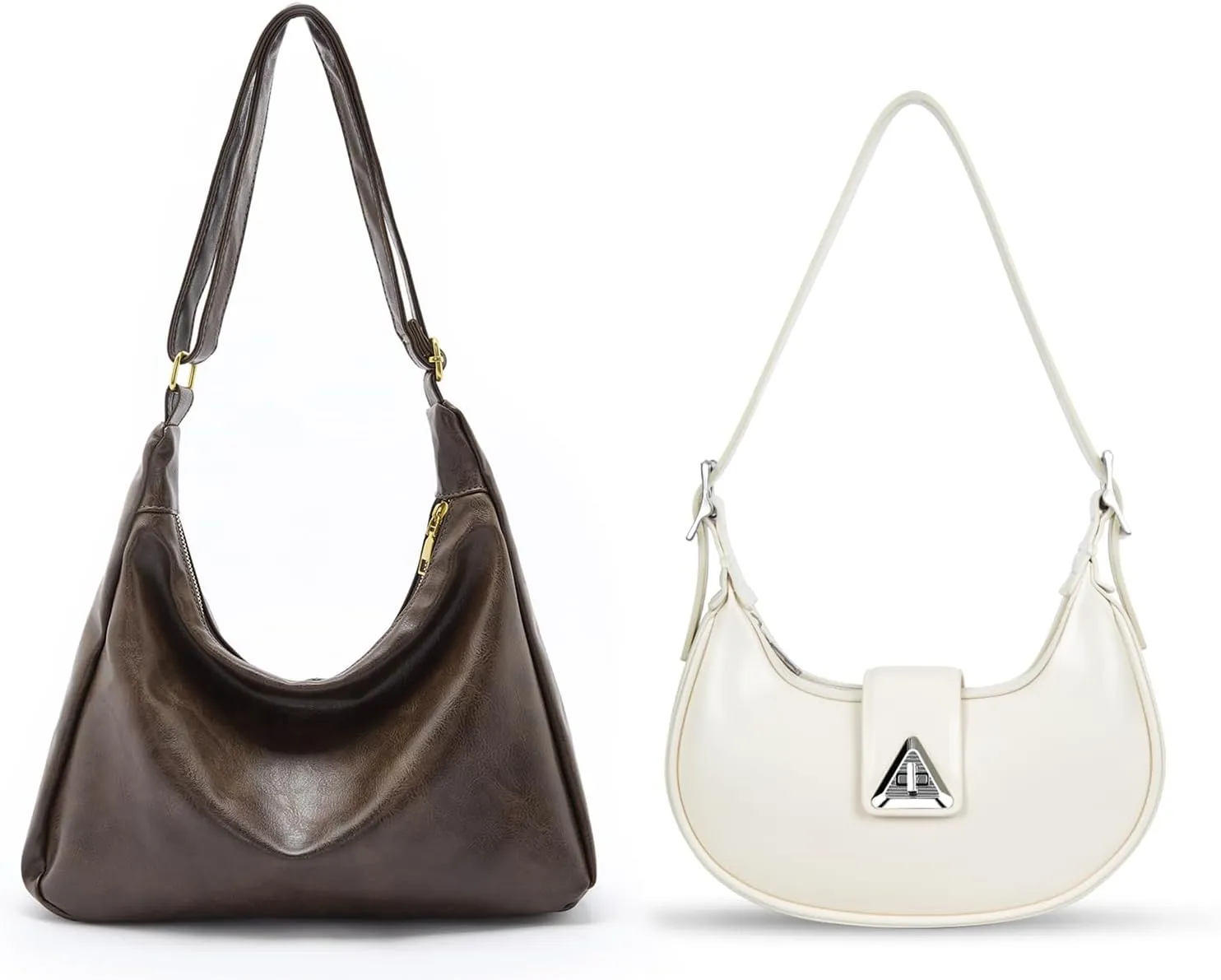 celestina Combo: Women's Brown Purses, Slouchy Bags, Hobo Bags, Plus Small Trendy Handbags, Beige Purses, and Small Purses