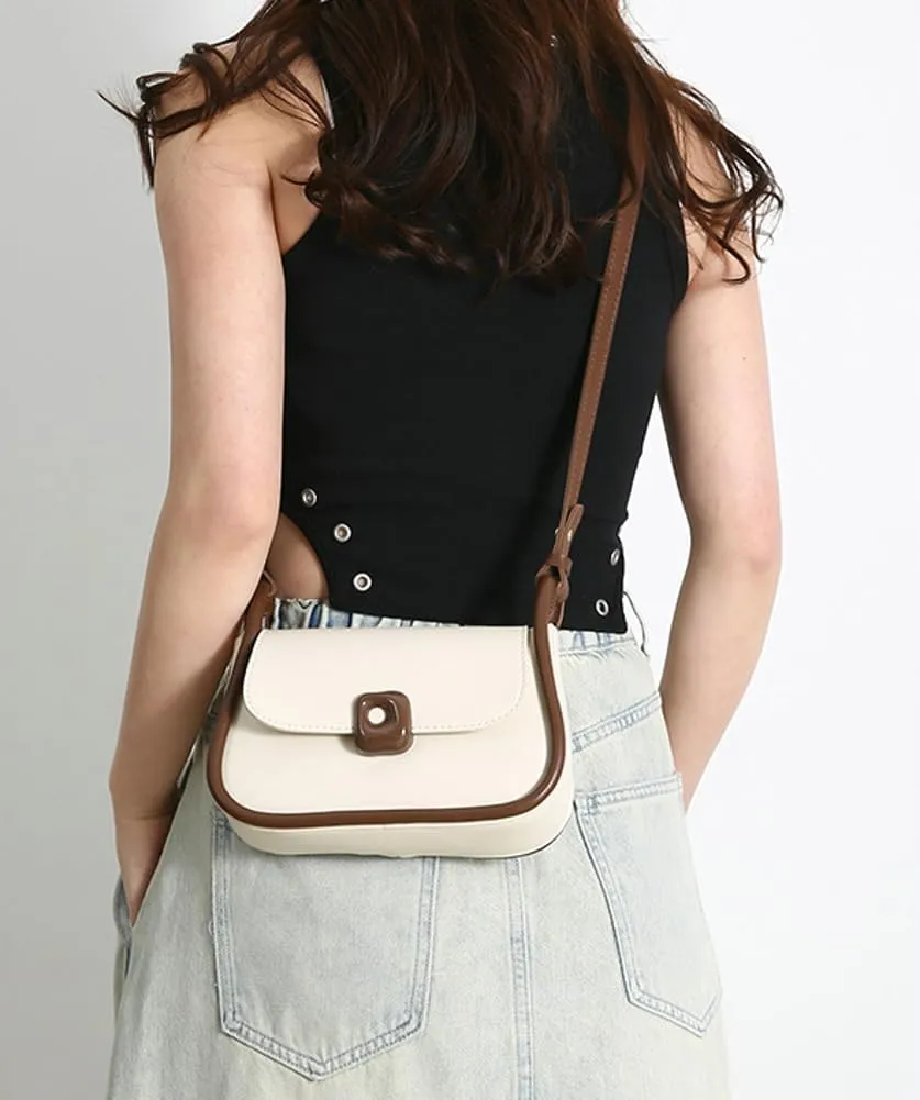 Chic Vegan Leather Shoulder Crossbody Bag for Women Y2k Handbag Purse Small Tote Bag Top Handle Satchel 2024