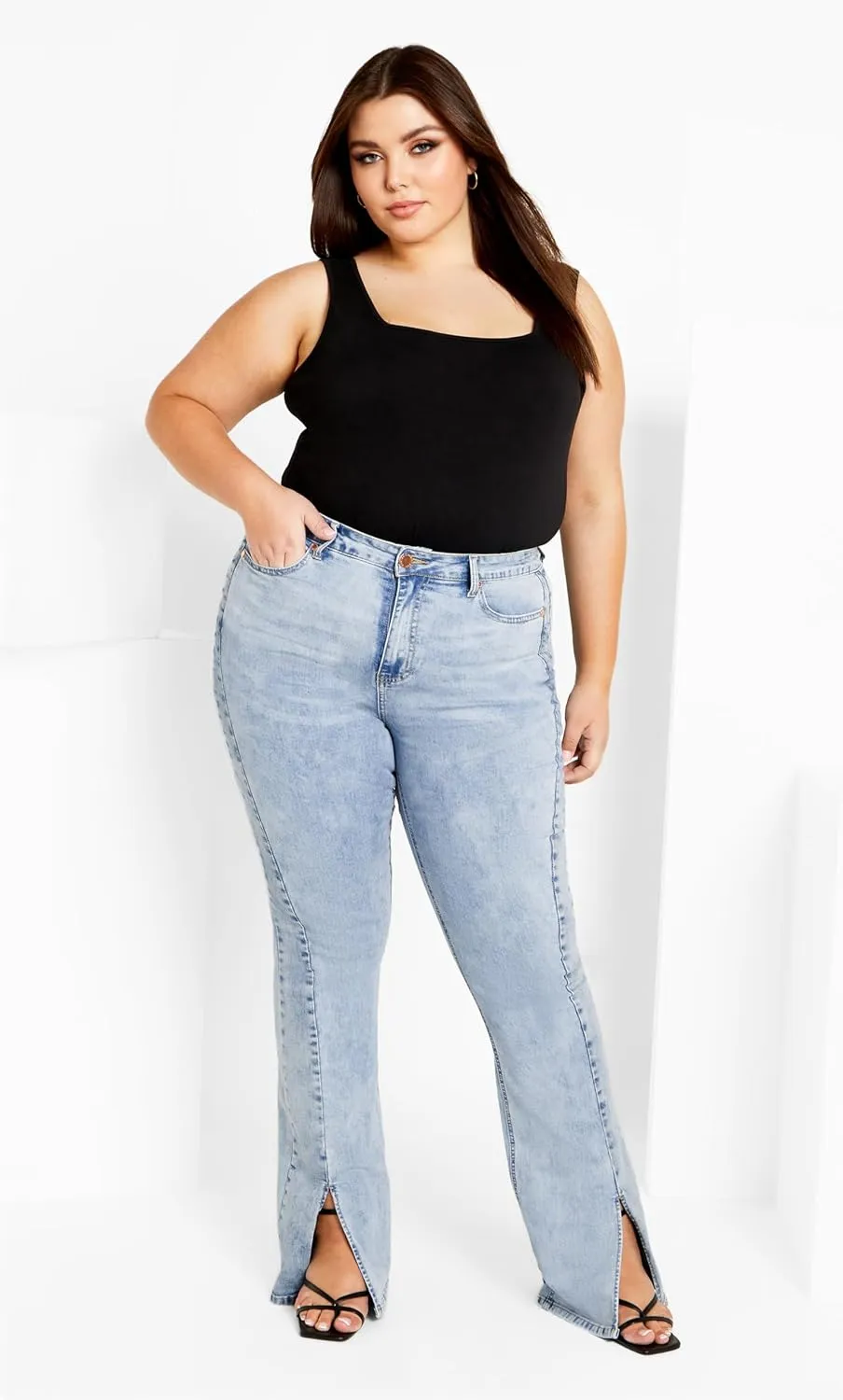 City Chic Women's Plus Size Harley Gigi Jean
