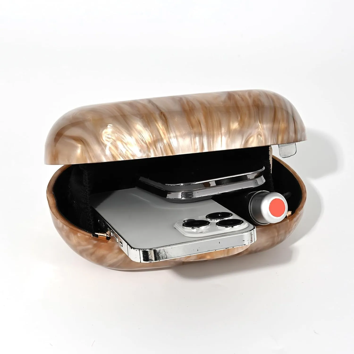 Clutch Purse For Women, Acrylic Handbags Elegant Seashell Crossbody Bags Wedding Shoulder Evening Bag Cute Purses