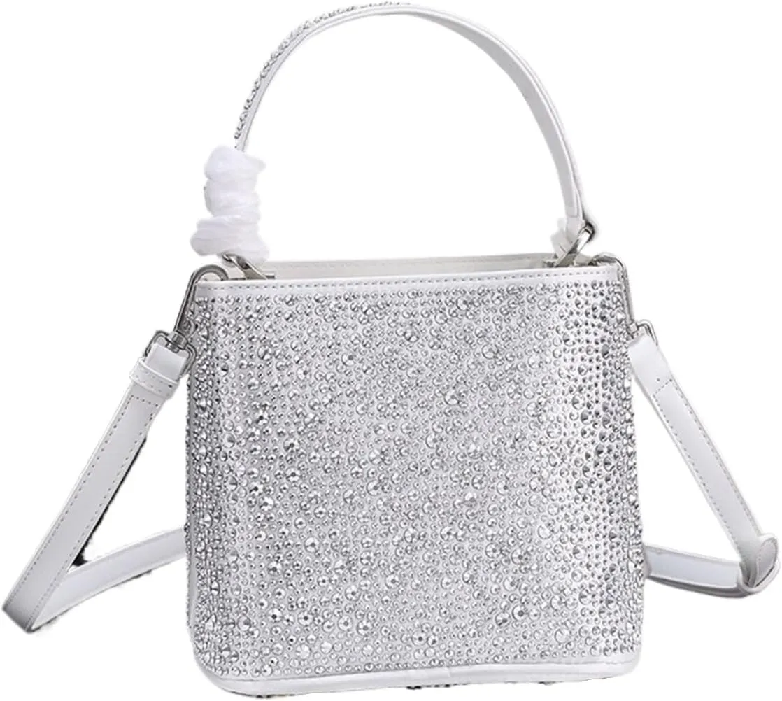 Clutch Purses for Women Fashionable Flash Diamond Handbag - Stylish Shoulder Bag for Dinner & Events, Versatile Crossbody Mobile Phone Purse