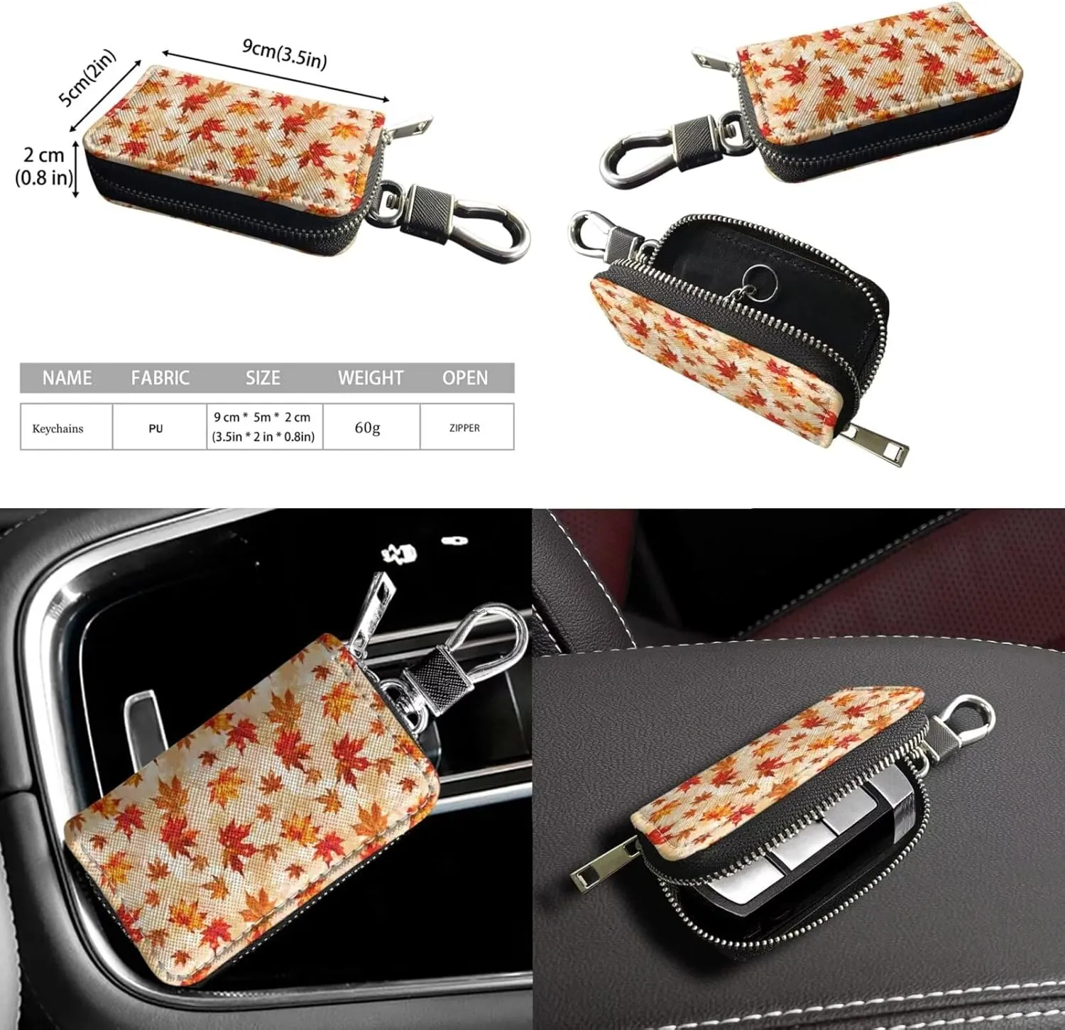 Crossbody Bags for Women Leather Bucket Bags with Car Key Case 2 Piece Shoulder Bag Trendy Handbag