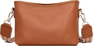 Crossbody Bags for Women Trendy Vegan Leather Hobo Crossbody Fashion Shoulder Bag Purse with Adjustable Strap