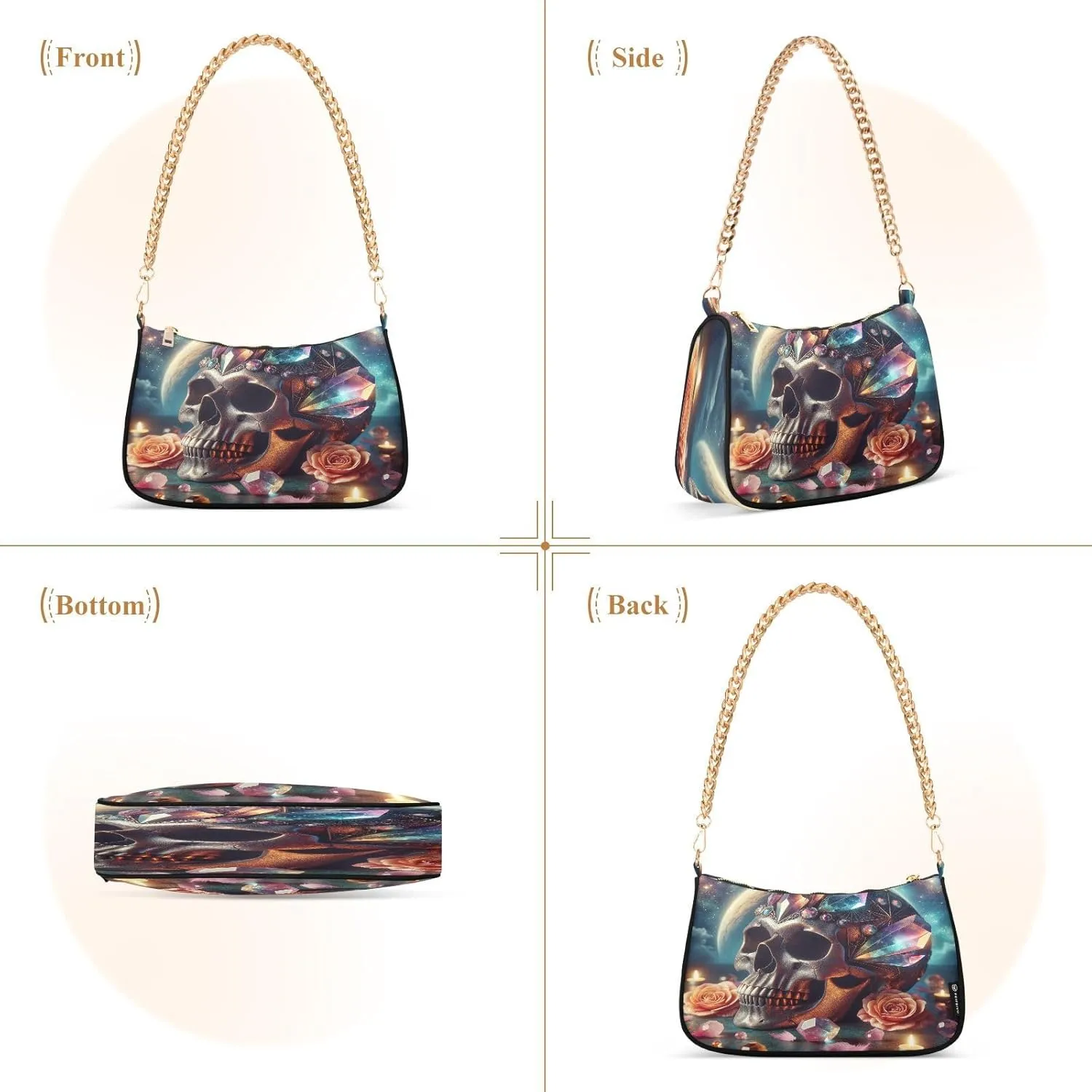 Cute Cartoon Frog Big Eyes Purse with Zipper, Trendy Bags for Women